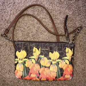 Calvin Klein Floral Monogram CrossBody Bag